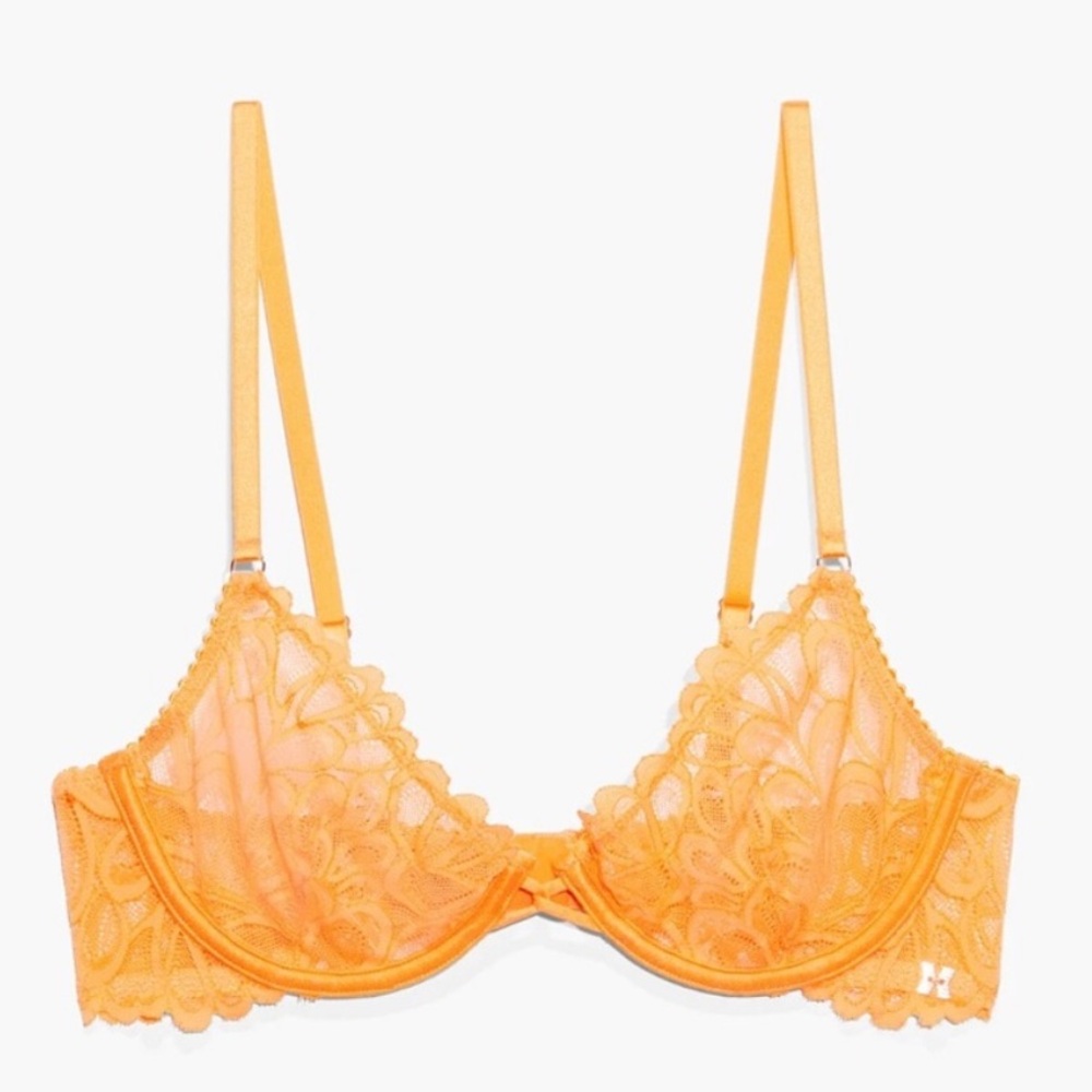 DEMI UNLINED LACE BRA 34DDD